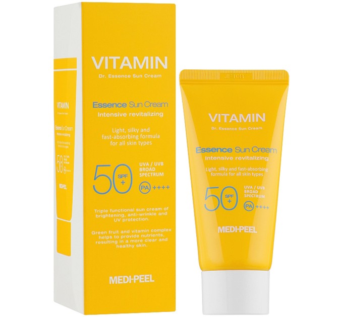 Солнцезащитный крем Medi-Peel Vitamin Dr Essence SPF50+ для лица, 50 мл