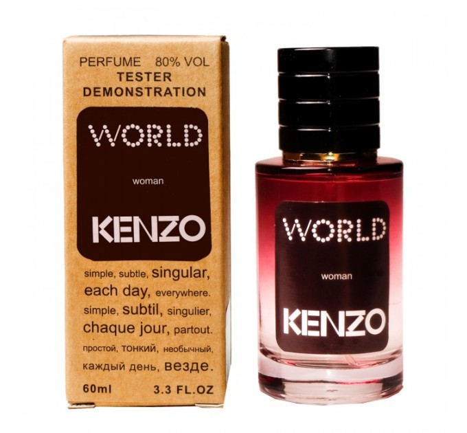 Искусительный аромат: Тестер Kenzo World - Selective Tester 60ml