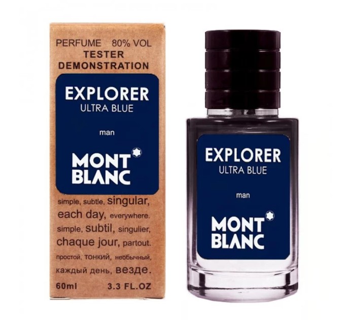 Исследуйте мир с Montblanc Explorer Ultra Blue - Selective Tester 60ml