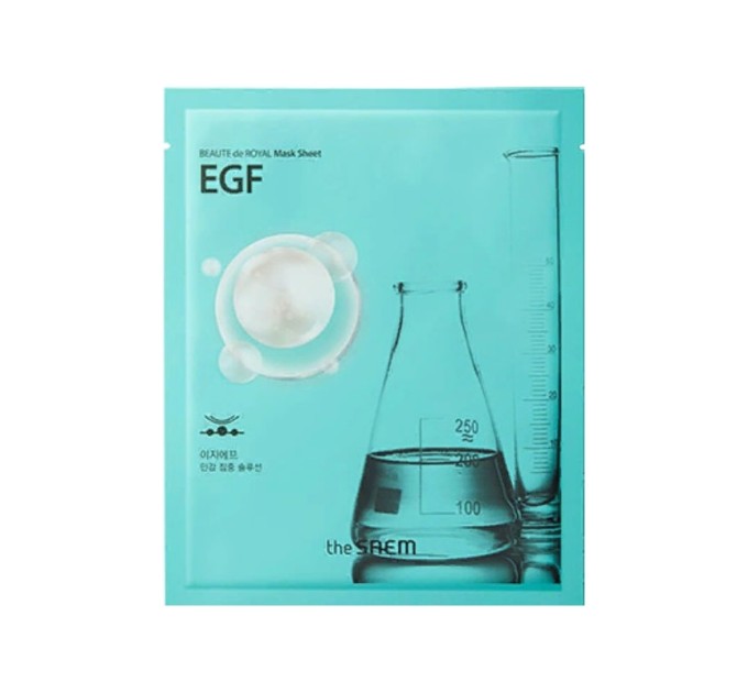 Тканевая маска с EGF комплексом для лица The Saem Beaute de Royal Mask Sheet EGF 20 мл