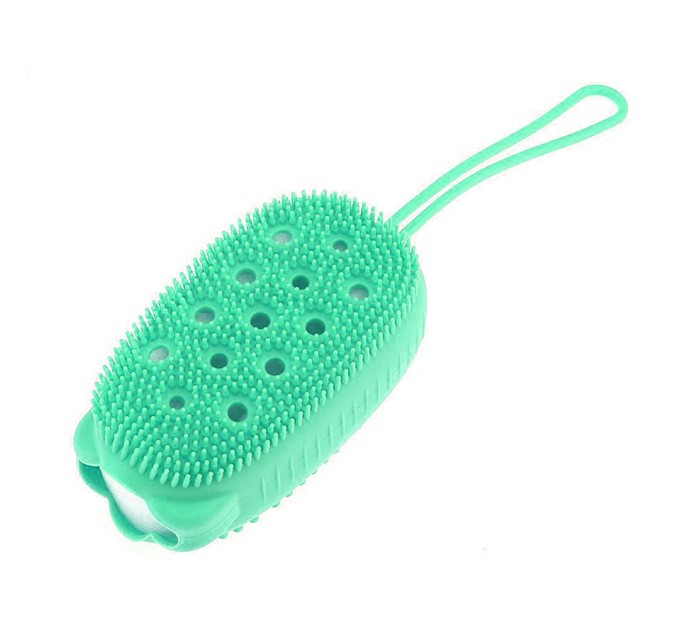 Массажная мочалка Bath Brush Green - идеальный выбор для расслабляющего массажа