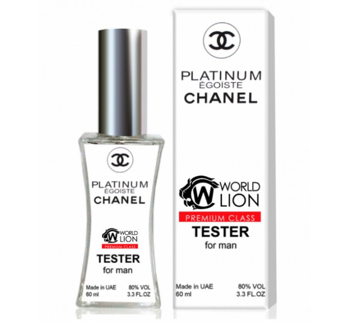 Элегантный парфюм Chanl Egoiste Platinum - Tester 60ml для изысканных мужчин