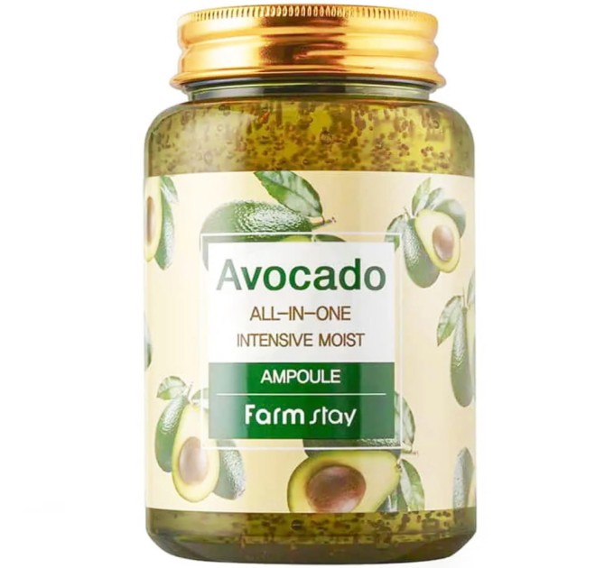 H1: Увлажняющая сыворотка для лица Farmstay Avocado All-In-One Intensive Moist Ampoule 250 мл