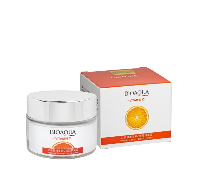 Крем для лица отбеливающий с витамином C Bioaqua Vitamin C Beauty Essence Cream 50 мл (BQY89208)