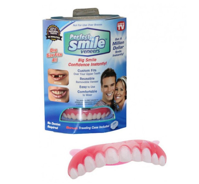 Идеальный улыбка с зубными винирами Perfect Smile Veneers White (kz059-hbr)