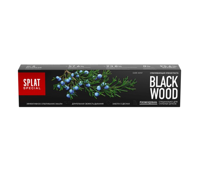 Зубная паста SPLAT Special Blackwood 75 мл – уникальный уход для здоровья вашей улыбки на agon-v.com.ua