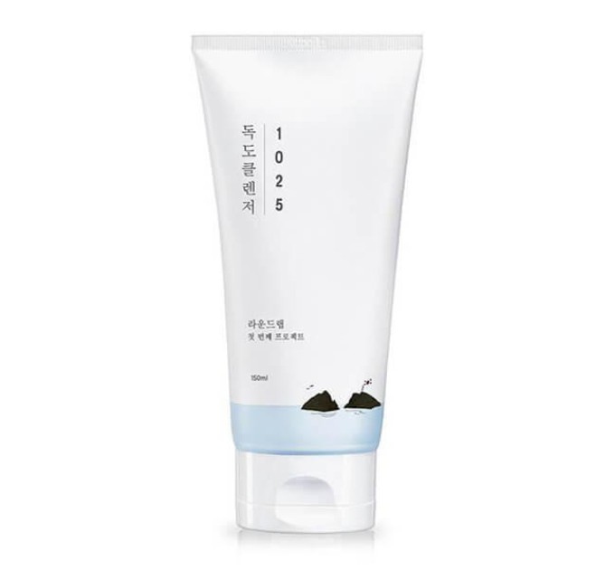 Очищение кожи с ROUND LAB 1025 Dokdo Cleanser