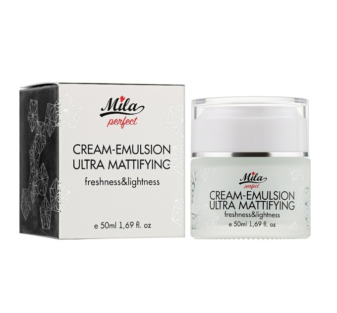 Крем-эмульсия Mila Cream-emulsion ultra mattifying perfect нежно мотирующая 50 мл (3702263057506)