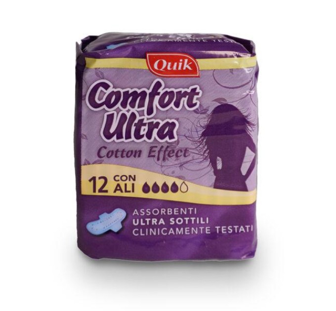 Идеальная гигиеническая защита: прокладки Cardificio Italiano Quik Comfort ultra 12 шт