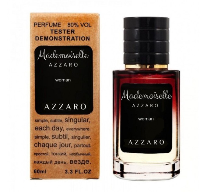 Насыщенный аромат Azzaro Mademoiselle - Selective Tester 60ml: уникальное сочетание стиля и элегантности