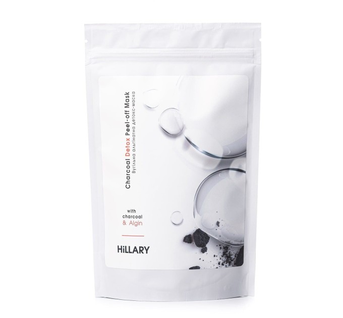 Угольная альгинатная детокс-маска Charcoal Detox Peel-off Mask Hillary 100 г