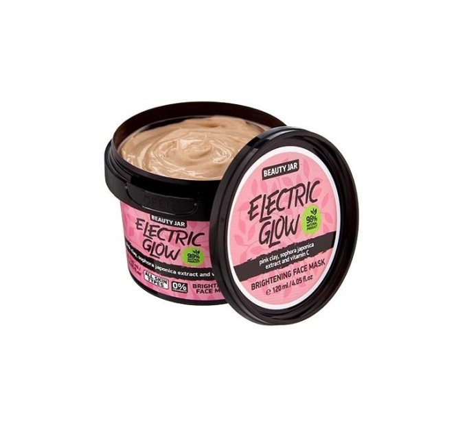 Осветляющая маска ELECTRIC GLOW Beauty Jar: сияние и увлажнение за 120 мл