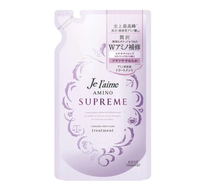 Увлажняющий кондиционер Kose Cosmeport Je l'aime Amino Supreme с ароматом розы и жасмина