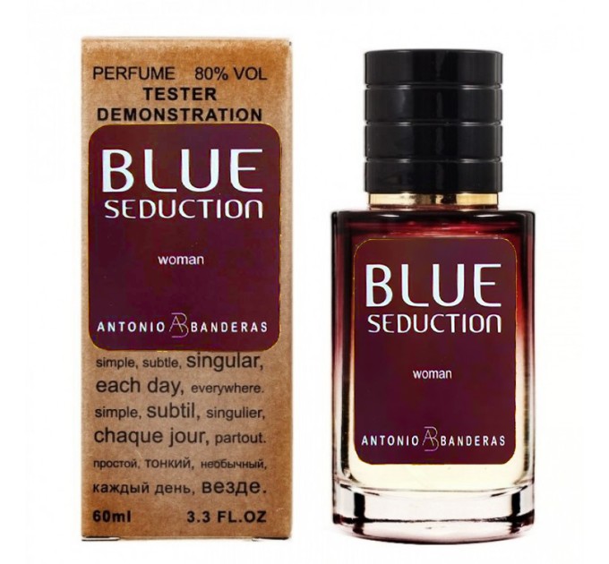 Парфюм Antonio Banderas Blue Seduction Women - Selective Tester 60ml: сочетание страсти и нежности