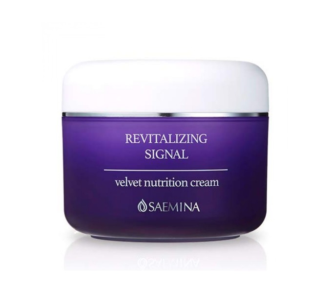 Восстанавливающий крем с аргановым маслом Saemina Revitalizing Signal Velvet Nutrition Cream Newland All Nature 100 мл (8809498421883)