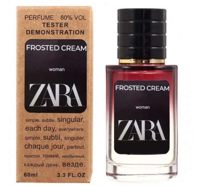 Насыщенный аромат и кремовая текстура: Тестер Zara Frosted Cream - Selective Tester 60ml