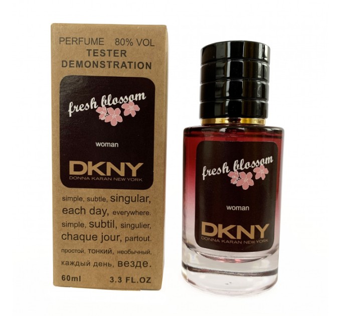 Освежающий DKNY Be Delicious Fresh Blossom - Selective Tester 60ml: уникальный тестер с нежным ароматом