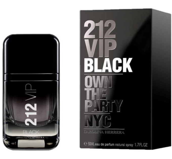 Парфюмерная вода мужская Carolina Herrera 212 Vip Black 2017 50 мл (00-00000600) - купить в Агонь-В