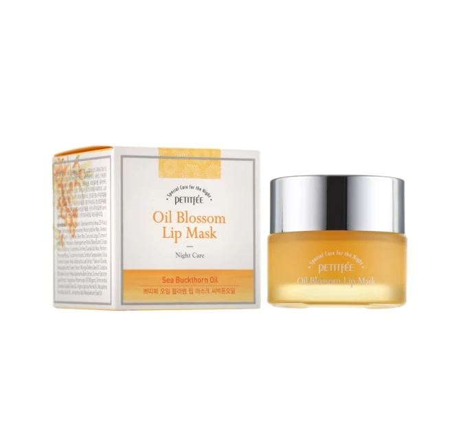 Маска для губ с облепихой и витамином Е: Petitfee & Koelf Oil Blossom 15 г - Agon-V