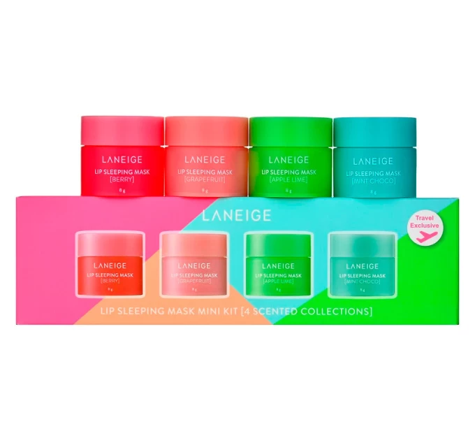 Оживите свои губы с масками Laneige Grapefruit Mint Choco Apple Lime Berry