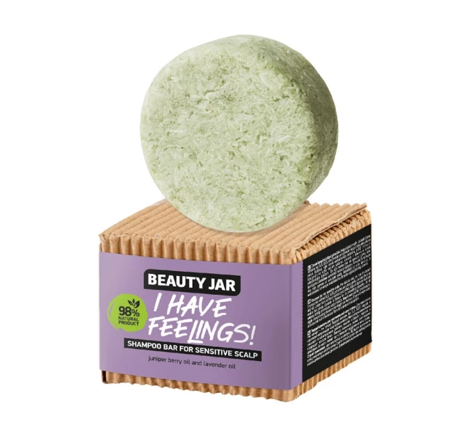 Твердий шампунь для чутливої шкіри голови I Have Feelings Beauty Jar 65 г