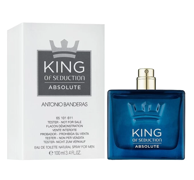 Туалетная вода Antonio Banderas King Of Seduction Absolute 2015 тестер 100 мл для мужчин 00-00028289