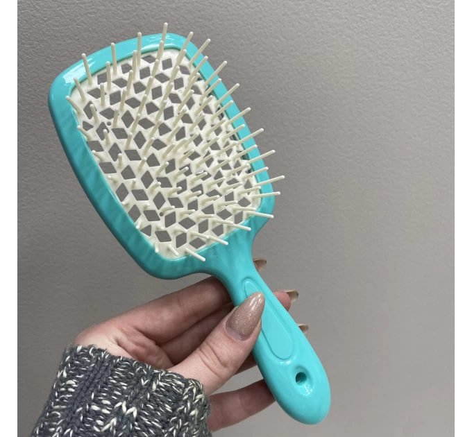 Расческа Stenson 4545/2193 Turquoise: Пластиковый уход за волосами от Агонь-В