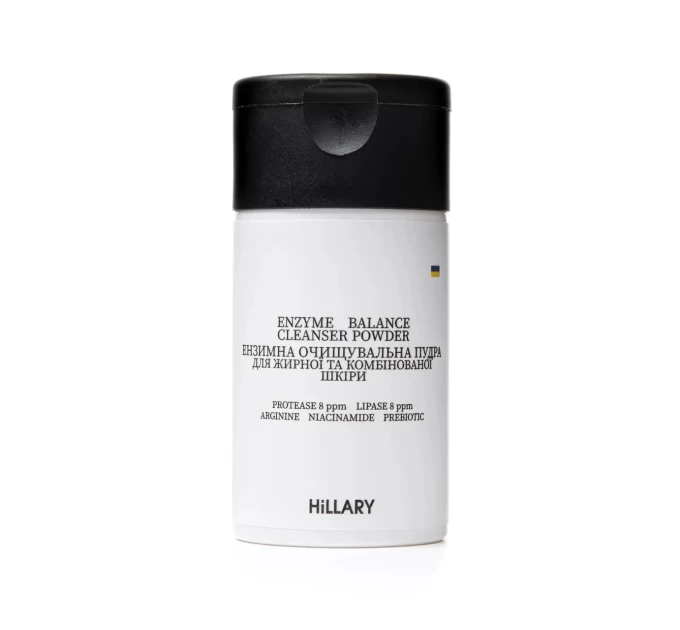 Энзимная очищающая пудра для жирной и комбинированной кожи: Enzyme Balance Cleanser Powder Hillary 40 г