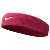 Повязка Nike Swoosh Headband Vivid Pink/White: стильный аксессуар для спорта на agon-v.com.ua