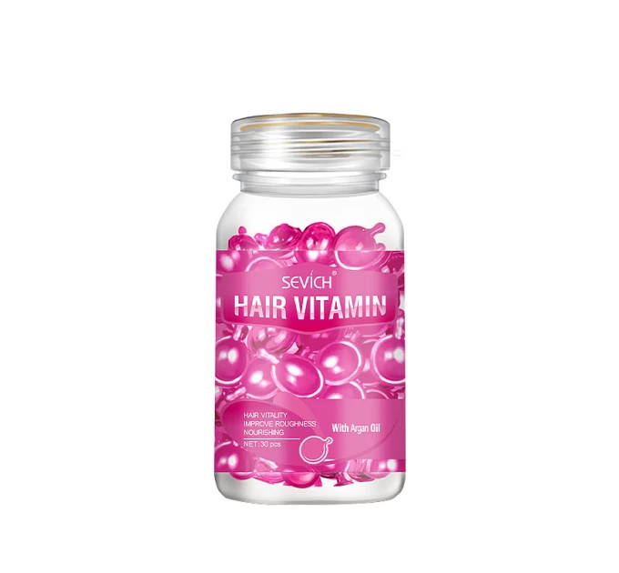 Укрепляющие волосы: Капсулы Sevich Hair Vitamin с аргановым маслом и розовыми 30шт (12432-74591)