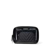 Косметичка 3 в 1 Victoria's Secret 3-Piece Makeup Bag черная