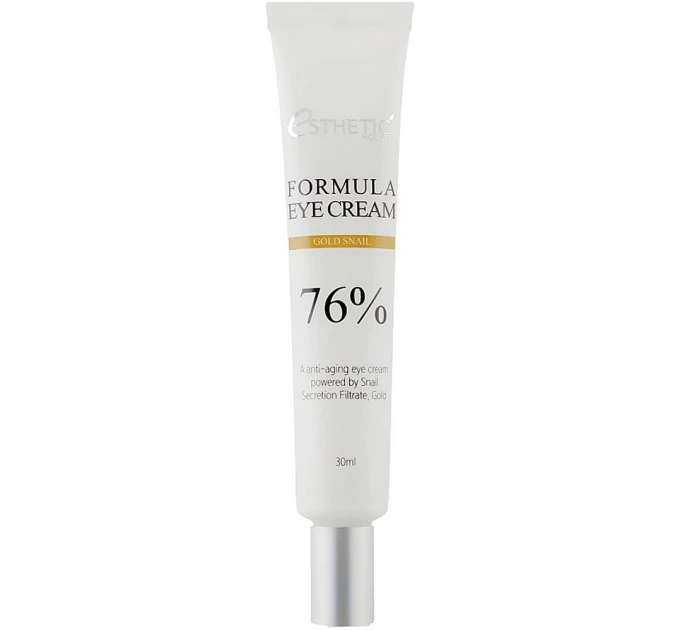 Ефективний крем для очей з муцином і золотом Formula Eye Cream Gold Snail 76% Esthetic House 30 мл - ваша шкіра засвітиться молодістю