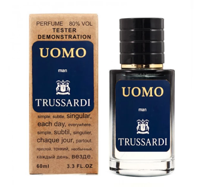 Уникальный выбор: Тестер Trussardi Uomo - Selective Tester 60ml на agon-v.com.ua