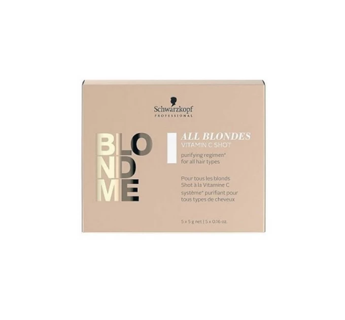 Капсулы Schwarzkopf Professional Витамин С Детокс для осветленных волос BLONDME 5*5г