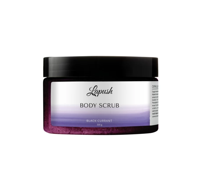 Ощути нежность сахарного скраба Black Currant Jam Lapush 300 г