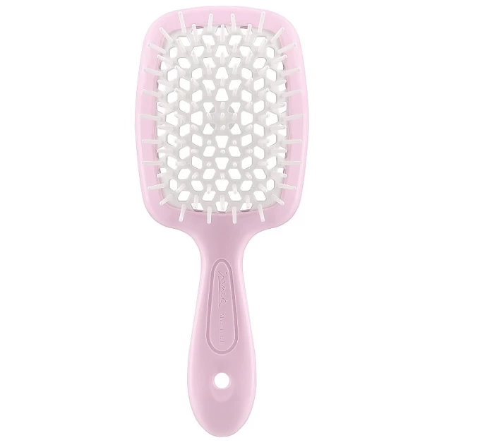 Рожева щетка для волосся з білим Superbrush Janeke: найкращий помічник для вашої краси