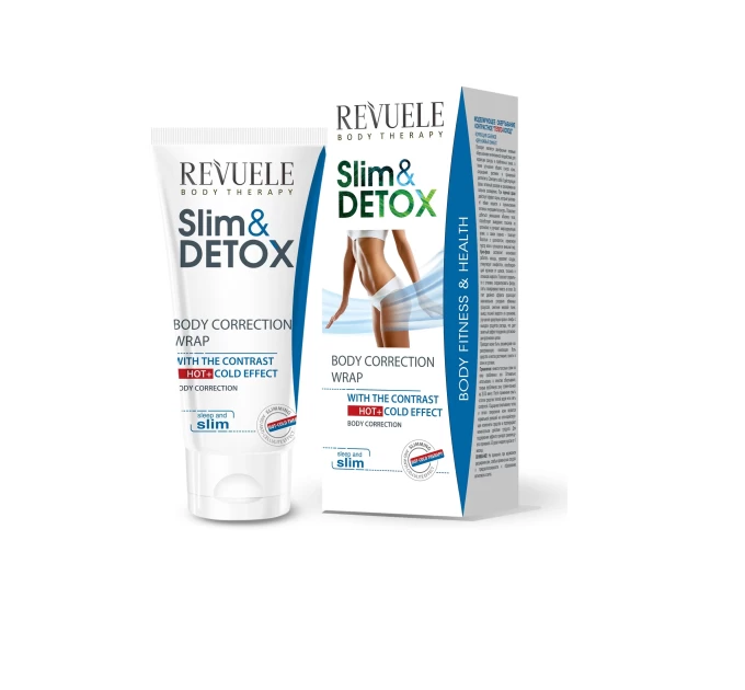 Обертывання з гарячим і холодним ефектом Slim & Detox Revuele 200 мл для корекції шкіри