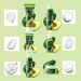 Набор по уходу за лицом Bioaqua Niacinome Avocado Elasticity Moisturizing 6в1: питательный уход для кожи с авокадо
