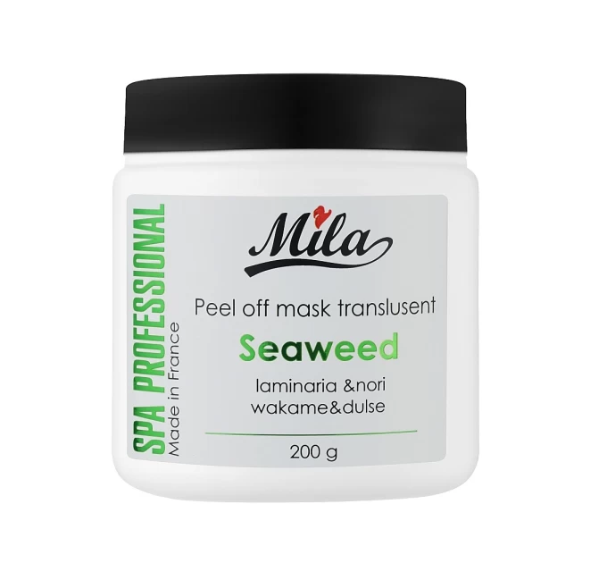 Альгинатная маска с водорослями Mask peel-off Mila Perfect 200 г: идеальная прозрачность для вашей кожи