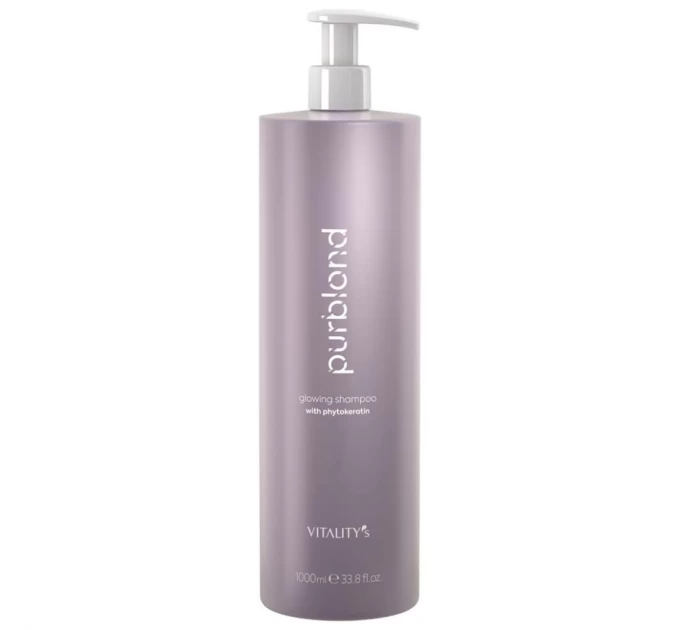 Устраняет желтизну и оживляет волосы: Шампунь Purblond Glowning Vitality's 250 мл