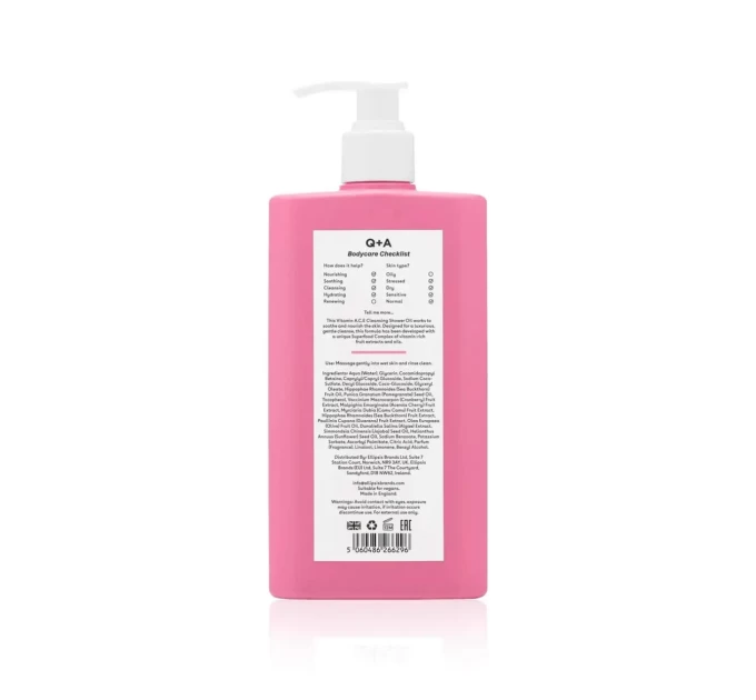 Q+A Vitamin ACE Shower Oil: Витаминизированное масло для чистоты и здоровья кожи