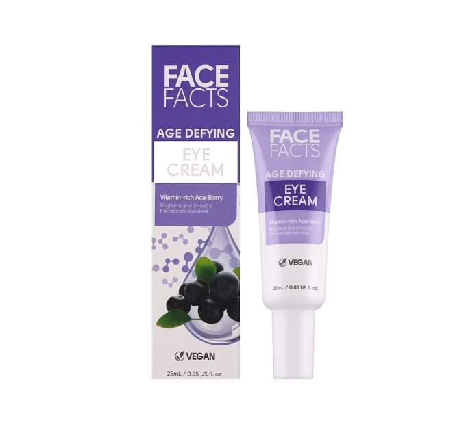 Антивозрастной крем для кожи вокруг глаз Face Facts 25 мл - Идеальное решение для сохранения молодости кожи