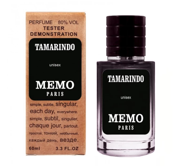 Новый уровень тестирования: Тестер Memo Tamarindo - Selective Tester 60ml на agon-v.com.ua