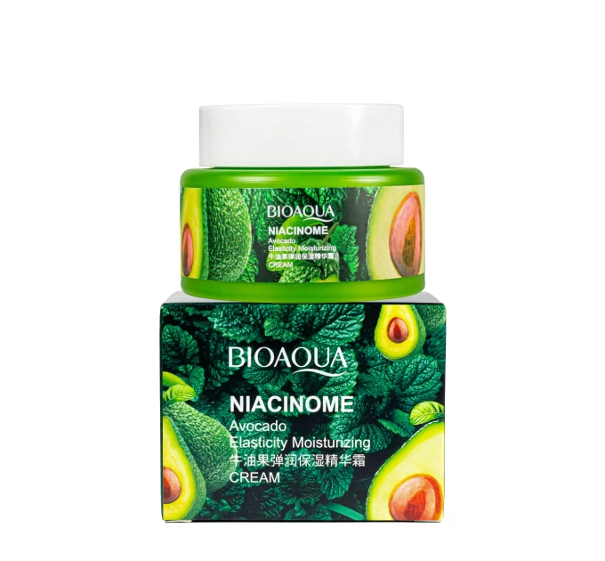 Питательный крем для лица Bioaqua Niacinome Avocado с экстрактом авокадо 50 мл (BQY45503) для сияющей кожи