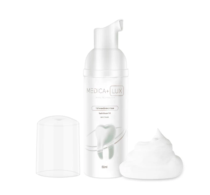 Белоснежная улыбка с Medica+ ToothMousse 5.0: отбеливающая пена для зубов