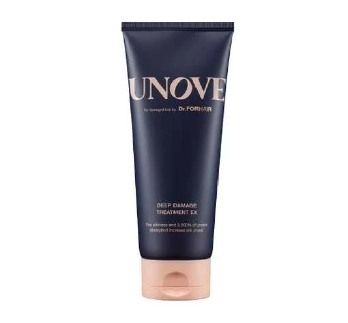 Уникальная протеиновая маска UNOVE Deep Damage Treatment EX для восстановления поврежденных волос