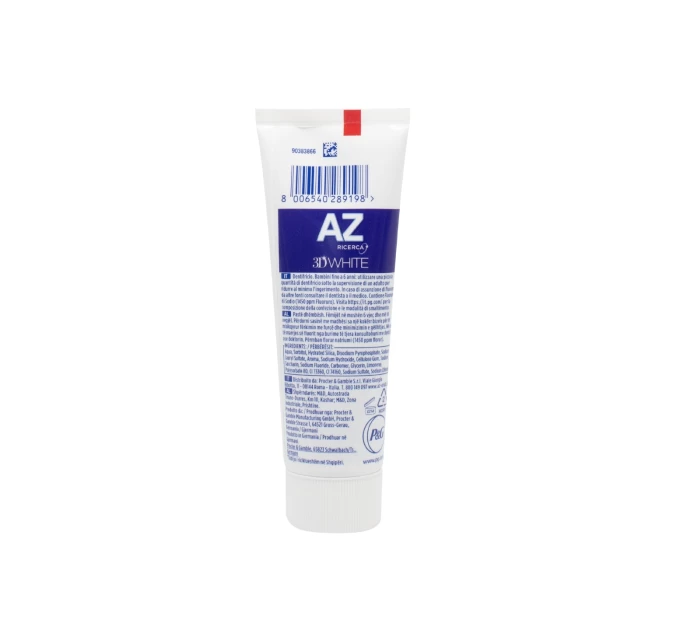 Зубная паста AZ Ultra White 3D 65 мл: идеальное решение для белоснежной улыбки