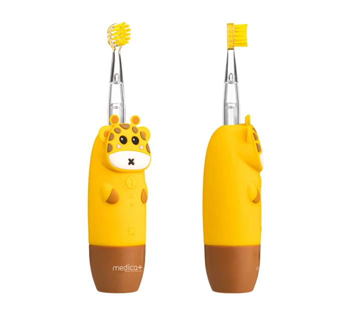 Дитяча зубна щітка Medica+ KidsBrush 2.0 Жовта: ідеальний вибір для маленьких героїв