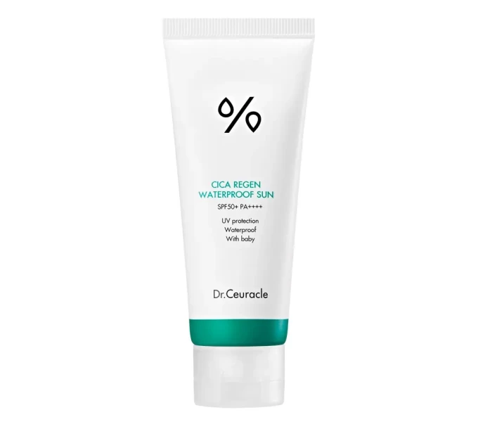Водостійкий сонцезахисний крем з центеллою азійської SPF50+ PA++++ від Dr.Ceuracle
