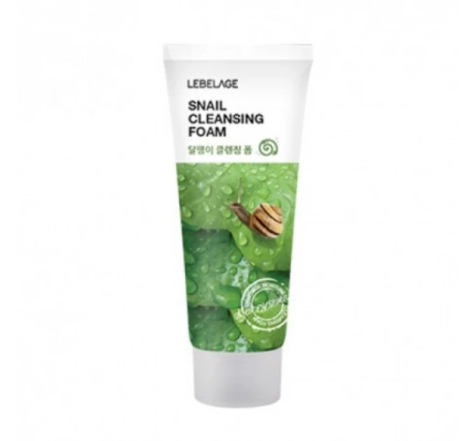 Улиточная пенка для умывания Lebelage Cleansing Foam Snail: эффективное очищение и уход в одном флаконе